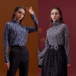 안나수이 2종세트 가 79 000원 캐시 블랜딩 티블라우스 1 1