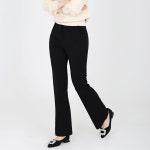 모이르벨라 여성용 토이 스판 3기장 부츠컷 밴딩 팬츠 숏 S P24FW2-A0678