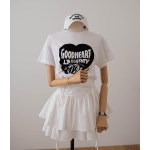 디이피 레터링 하트 티셔츠