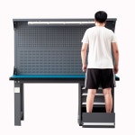 작업공구대 거치대 정전기 방지 타공판 후크걸이 작업대