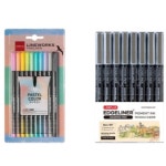 라인플러스 라인플러스 라인플러스 라인웍스 화인라이너 블리스터 0 10색 파스텔 엣지라이너 드로잉펜 8조 0 세트 10색 파스텔 화인라이너... 