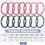 엘드라크트 14pcs 자전거용 플라이휠 헤드셋 스페이서용 카세트 스페이서 와셔 7 8 9 10 11 스피드 허브 다양한 크기 옵션 1 1 5 1 85 2... 