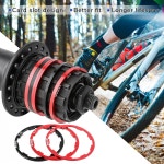 엘드라크트 14pcs 자전거용 플라이휠 헤드셋 스페이서용 카세트 스페이서 와셔 7 8 9 10 11 스피드 허브 다양한 크기 옵션 1 1 5 1 85 2... 