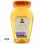 가가농장 국내산 아카시아꿀 1 2kg 4개