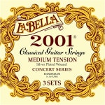 라벨라 라 벨라 2001 미디엄 하드 텐션 도금 클래식 현 - Medium Tension Pack of 029-0435 1