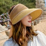 더블디 밀짚 썬캡 10309975a