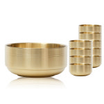 복진 티타늄 이중 탕기 중 10개