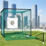 지아이엘 대형 개인용 골프연습망 실내 실외 스윙연습기 홈스크린 그물망 타겟 매트 연습장