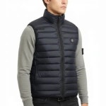 스톤아일랜드 룸 위븐 챔버스 R 나일론 다운 경량 베스트 stoneislandg0524