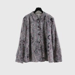 vintage 빈티지 탑 블라우스 WOMEN F J6906