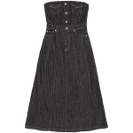 GANNI 플러피 데님 미디 드레스 119447771