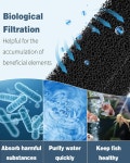 3-10갤런 내부 수족관 필터용 Pawfly 4개 교체 필터 패드 어항 미디어 스펀지 물 여과용 바이오 폼 Replacement Filter 3-10