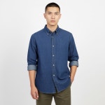 스튜디오니콜슨 STUDIO NICHOLSON CLARK CHAMBRAY DENIM SHIRT- INDIGO 1144 클라크 샴브레이 데님 셔츠