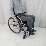 가벼운 활동형휠체어 U2 B 장애인보장구 의료기기휠체어 일반구매 1개