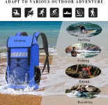 남성용 IDRYBAG 방수 백팩 25L 45L 드라이 카약 캠핑 하이킹 25L