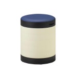 원형 소형 수납의자 미니스툴 1인 소파발받침 스톨 보조 간이 레인보우