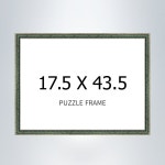 꿈꾸는세상 팬시퍼즐 108 204 240 300피스 전용액자 시리즈 1개 17 43 슬림액자 엔틱그린 플라스틱