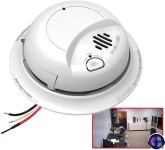 ZEUS CCTV 스마트 라이프 Wi-Fi 연기 감지기 숨겨진 스파이 카메라 비디오 전용 오디오 TY9120