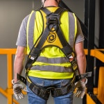 가디언 21042 사이클론 건설용 하네스와 어깨 패딩 OSHA ANSI 준수