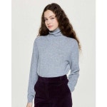 헤지스레이디스 헤지스레이디스 라운드 브이넥 니트 스웨터 캐시미어100 클래식 터틀넥 090