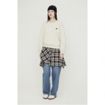 럭키슈에뜨 와끼배색 코쿤핏 데님팬츠 LFPDS25240