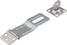 NATIONALHARDWARE 국가 하드웨어 V32 회전 스테이플 세이프티 해스프 아연 도금 4 - 1 2 4 Inch - 1 2 N103-069