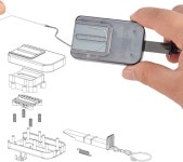 액트심플 낚시 매듭 묶기 도구-3pcs 팩타이 안전하게 보호 낚시꾼을 위한 바늘-재미있는 장치-초급 보관용 도구 보호하기