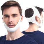 코골이 방지 Cpap 사용자 남성 여성을 위한 메쉬 턱 스트랩 수면 중에도 입을 다물 수 있도록 효과적으로 조절 가능한