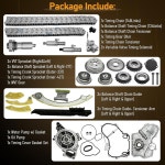 2 4 타이밍 체인 키트 GMC 지형용 워터 오일 펌프 쉐보레 이쿼녹스 말리부 캡티바 코발트 HHR 뷰익 라크로스 리갈 베라노 2 4L 에코텍 9-4201S