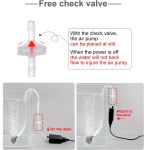 클레스시아 아쿠아리움 미니 에어레이터 펌프 1-15갤런 어항 초정숙 1 5와트용 Air pump simple kit