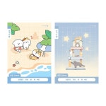 초등 1-2 쓰기 8칸 디자인랜덤 모닝글로리