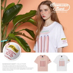 구김스 GOOGIMS 구김스하와이언마트 h0102 베지터블 소세지 반팔 티셔츠