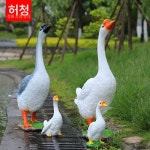 오리 조형물 정원 동물 모형 가든 대형 꾸미기 장식품 오브제 조각상