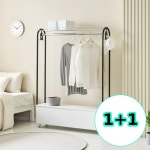 무지스 1 1 선반 1200벙커 다리형 행거 2clolrs 기본 화이트화이트 C1314