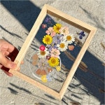 투명액자 diy 플라워 원목 체험 키트 재료 봄 미술 만들기