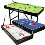 아리프 아리프 5in1 멀티 미니 게임 콤보플레이어 포켓볼 당구 탁구 농구 하키 볼링 컬링