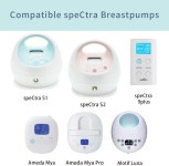 맘스터치 오리지널 액세서리가 아닌 Spectra S1 S2 9 Plus와 호환되는 Momstouch 펌프 부품 풀 세트 교체품에는 플랜지 덕빌 밸브... 