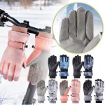 러닝용 남성용 겨울 하이킹 글러브 추운 터치스크린 켈린퐁 날씨 스노우 따뜻한 스키 방수 보온 방풍