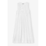 GANNI 타이 프런트 스모킹 드레스 f9121