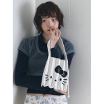 조셉앤스테이시 Lucky Pleats Knit S Hello Kitty Vanilla