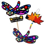 만들기2 썬캐쳐 만들기 잠자리 유치원 키트 글라스 아트 재료 데코 창문 인테리어 꾸미기 DIY 썬캐처 동