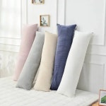 아이닉스 밍크극세사 아이닉스 벨라 부드러운 겨울 바디필로우 사각 솜포함 100x30