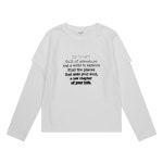 에꼴리에 빈티지 레터링 반팔 레이어드티 26a1457