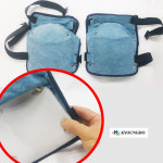 경도상사 무릎보호대 가죽 충격 흡수 조선소 바닥 작업 부상 방지 보호용