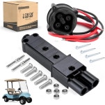 야마하 G19 G22 전기 카트 OEM용 골프 MAC DC 48V 충전 플러그 전원용 리셉터클 JW2-H6181-02 JR1-H235A-00