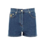 모스키노 테디 베어 패치 데님 반바지 j03235522