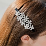 미스21 포레스트 플라워 큐빅 자동 헤어핀 머리핀 자동핀 hp1291