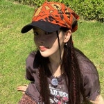 큰손할인 카우보이 클래식 손수건 스카프 여성 가을 겨울 두건 헤어 빈티지 웨스턴 캐주얼 스트릿