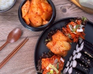 정대감 충무김밥 반찬세트 4인분 2인분x2 오징어무침 어묵무침 석박지 김