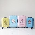 유랑스 유랑스 캐리어 굿모닝프렌즈 ABS PC소재 24 수화물용